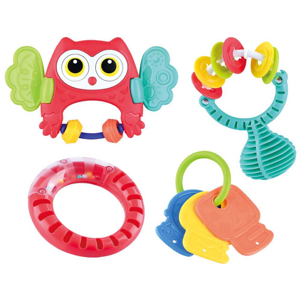 Playgo - Shake & Rattle Playset - 4 Pcs