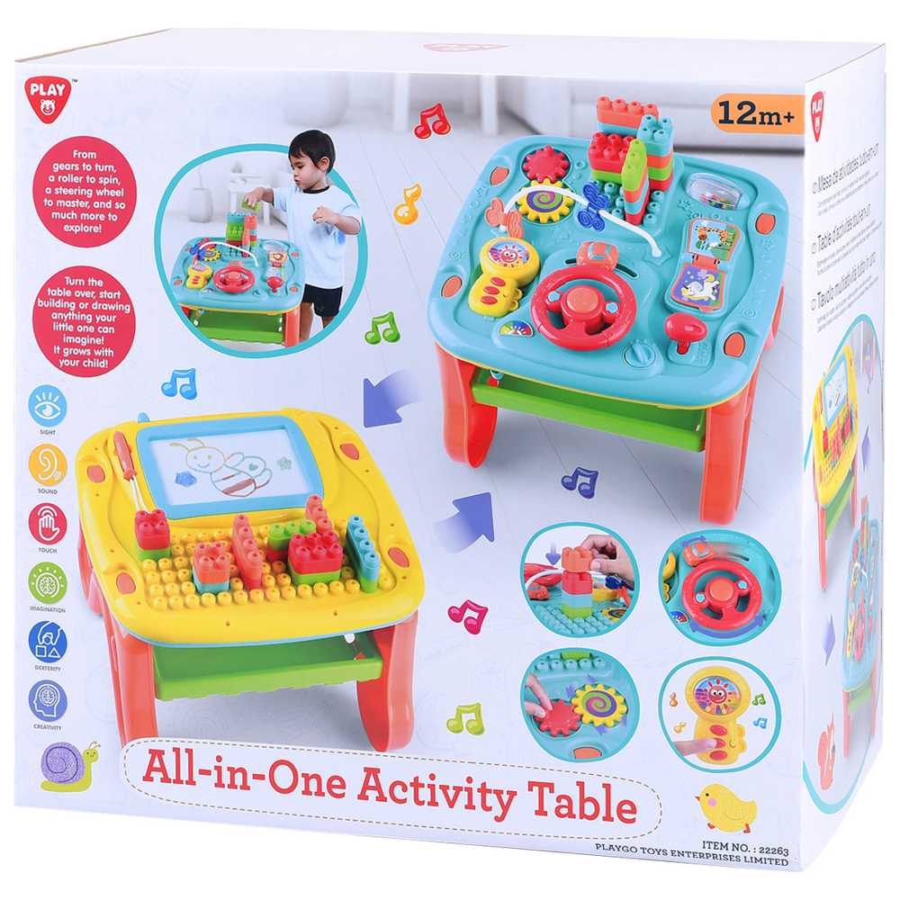 بلاي جو - طاولة أنشطة رائعة متعددة الاستخدامات