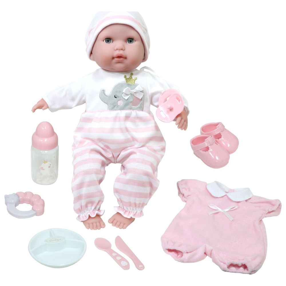 Jc Toys - Berenguer Boutique Doll W/ Accessories - 15-Inch - 7 Pcs