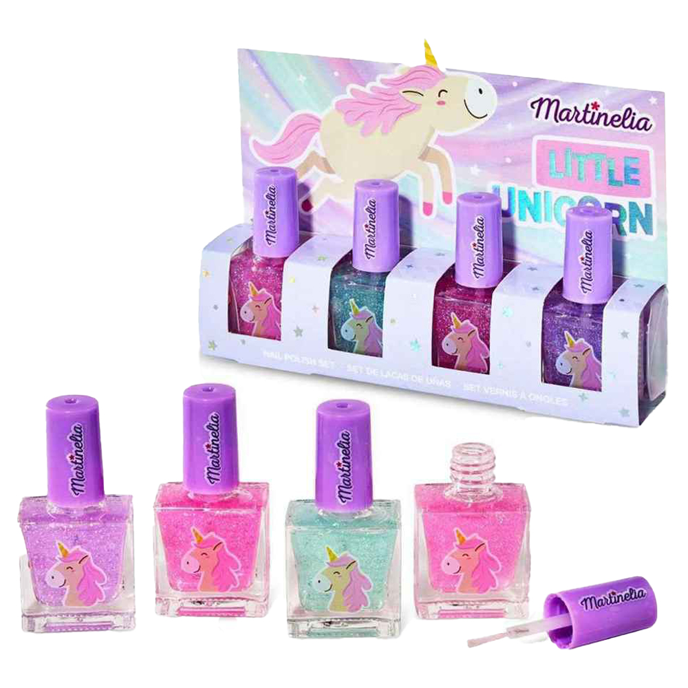 مارتينيليا - مجموعة طلاء الأظافر حورية البحر الصغيرة - 4 قطع
