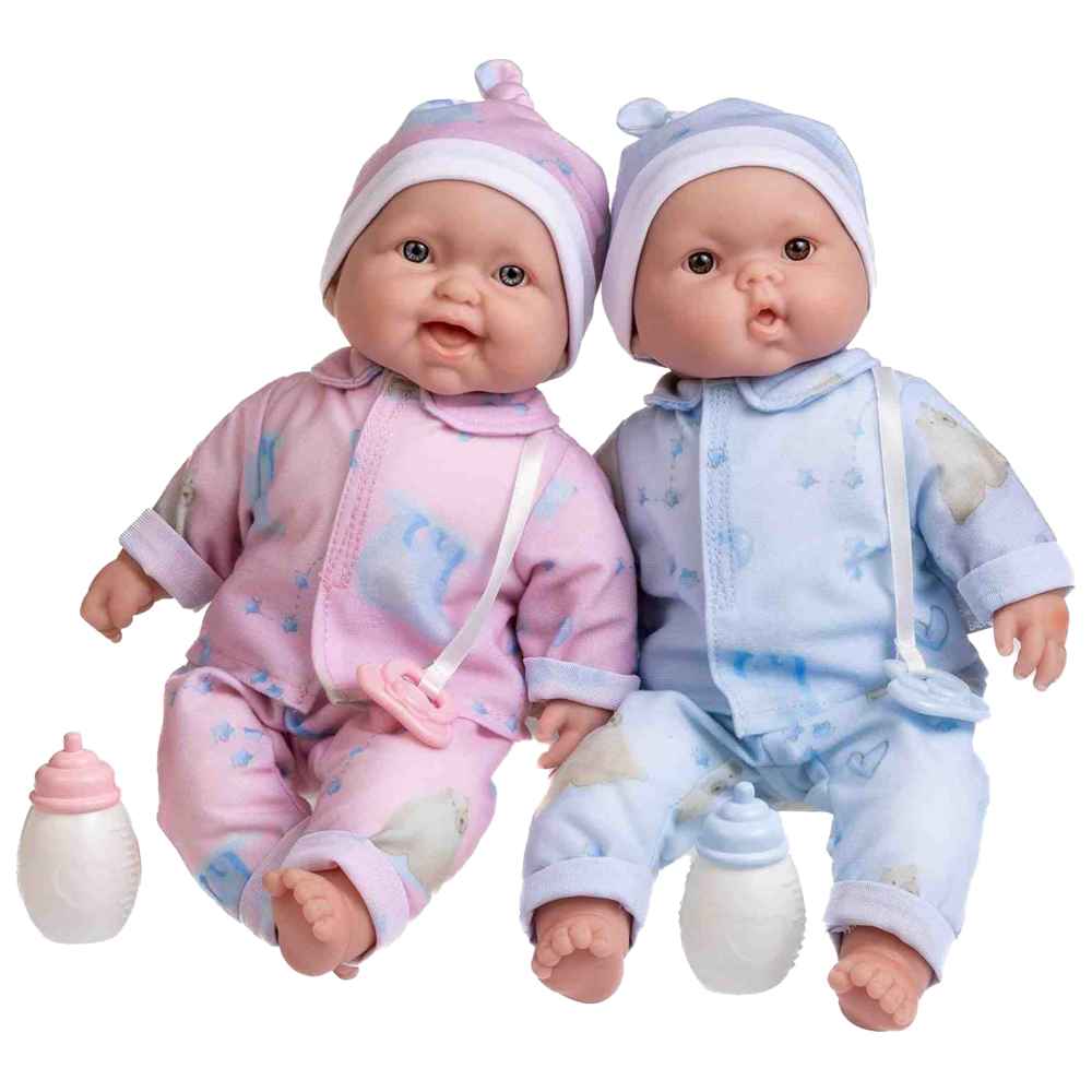 JC Toys - Lots to Cuddle Babies Twins Baby Dolls Set - 13-Inch