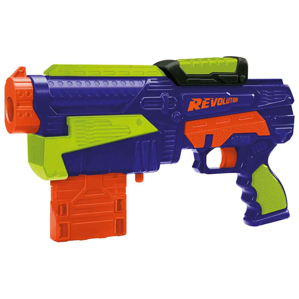 ألعاب باز بي - مسدس إير ووريرز ريفولوشن مع سهام - 9 قطع