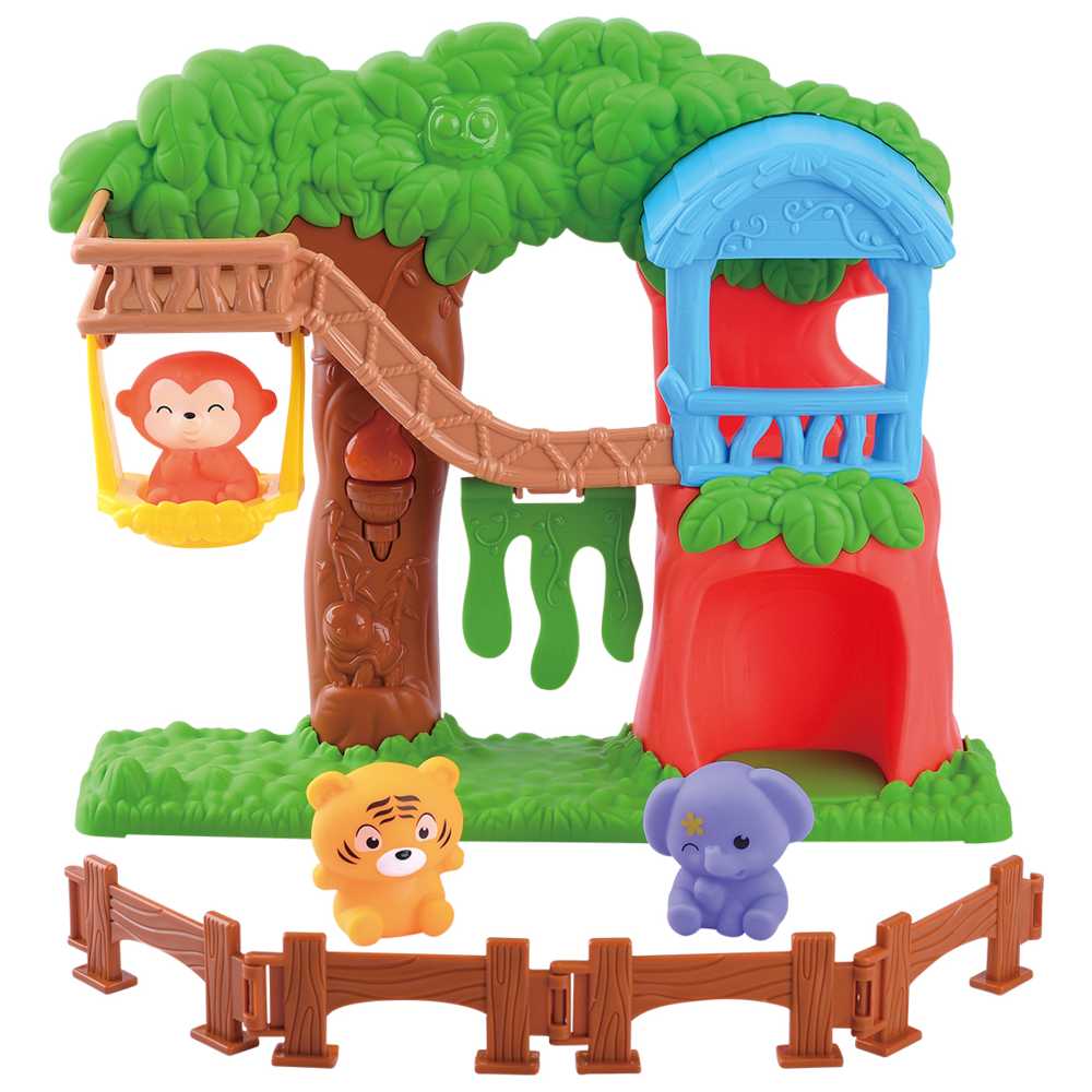Playgo - Animal Playground Set - 8 Pcs