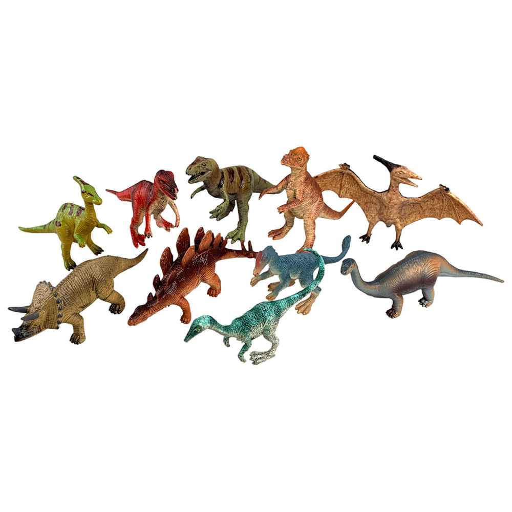 وينو - مجموعة ألعاب الديناصورات في صندوق نافذة - 10 قطع