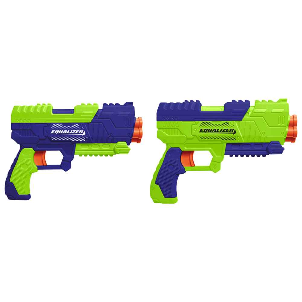 ألعاب باز بي - مسدس إير ووريرز إيكيولايزر مع سهام - 24 قطعة