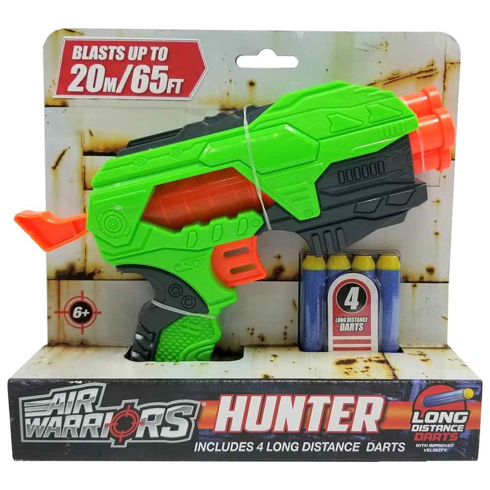 ألعاب باز بي - مسدس إير ووريرز هنتر - 5 قطع