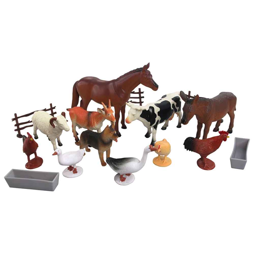وينو - مجموعة لعب حيوانات المزرعة - 15 قطعة