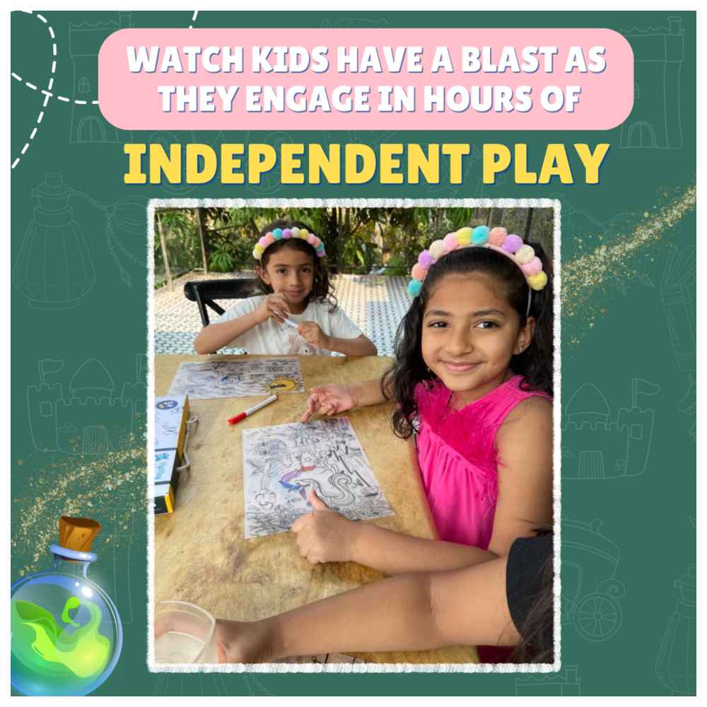 Pepplay - Magical Land Doodle Placemats - 8 Pcs