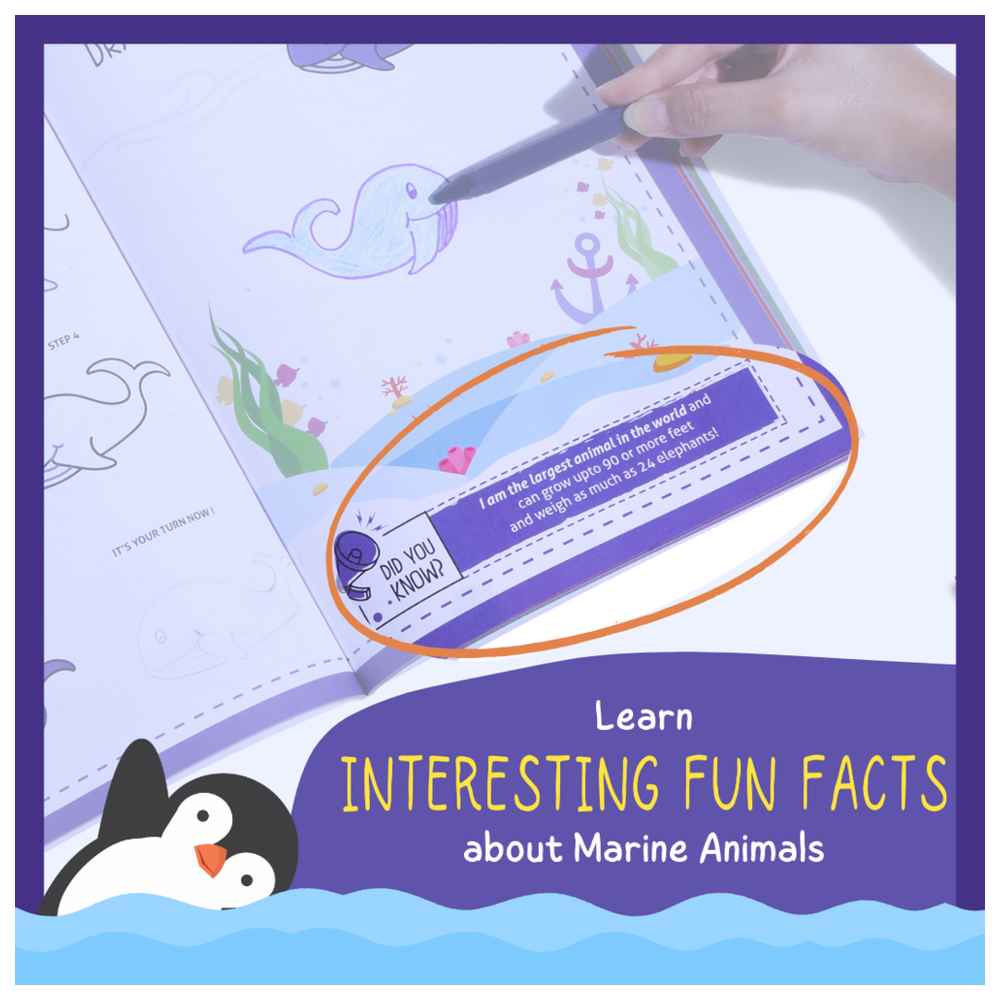 Pepplay - Mystical Marine Life Drawing Book