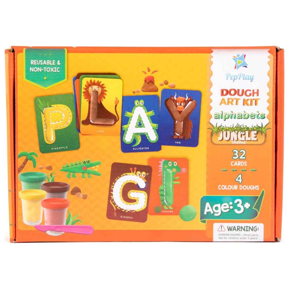 Pepplay - Alphabet Dough Art Kit - 36 Pcs