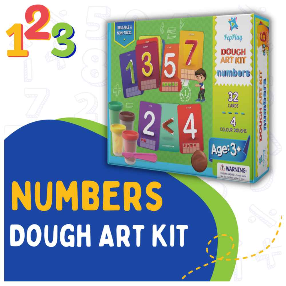 Pepplay - Number Dough Art Kit - 36 Pcs