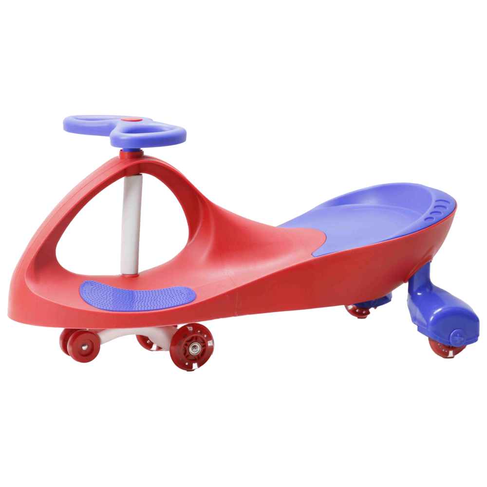 Hetzen - Swing Car w/ Light - Red/Blue