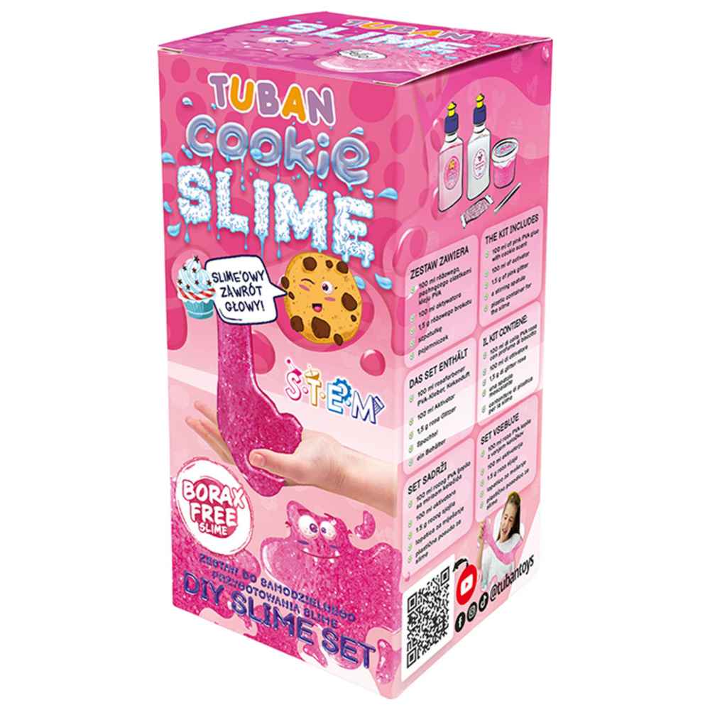 توبان - مجموعة صنع السلايم بنكهات الكوكيز - 6 قطع