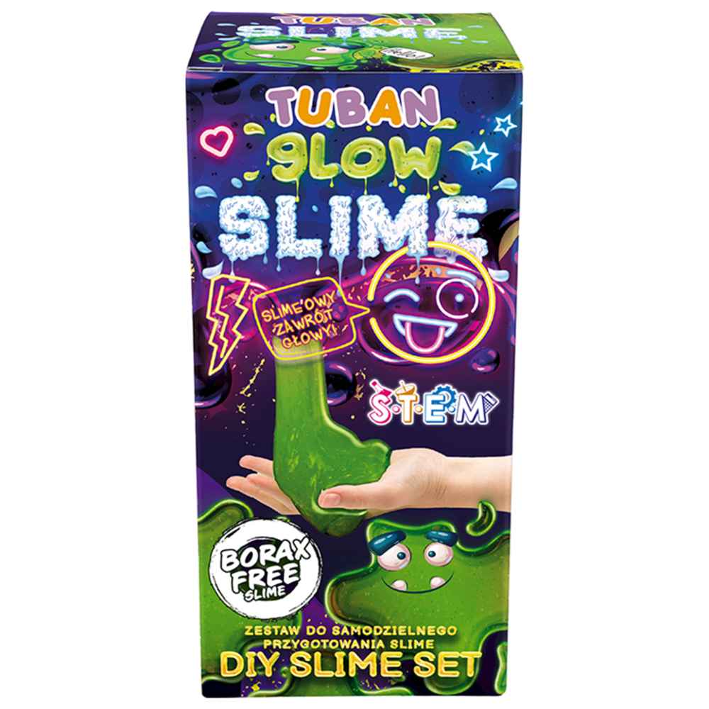 Tuban - Glow In The Dark Diy Slime Kit - 6 Pcs
