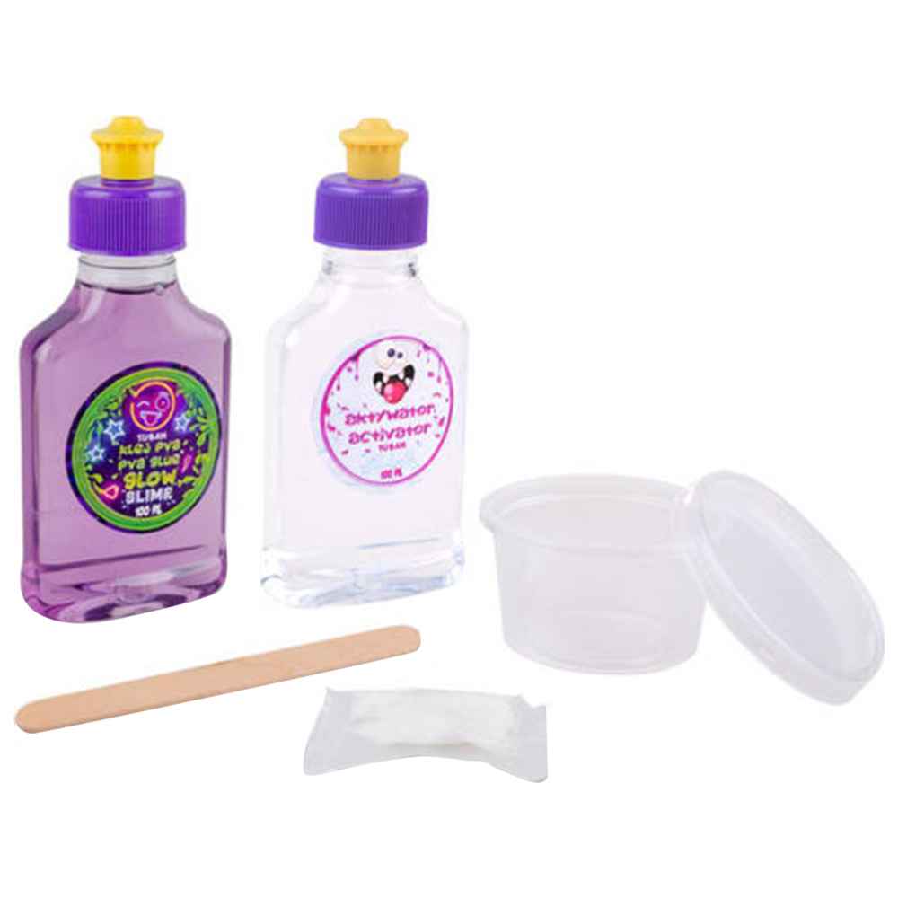 Tuban - Glow In The Dark Diy Slime Kit - 6 Pcs