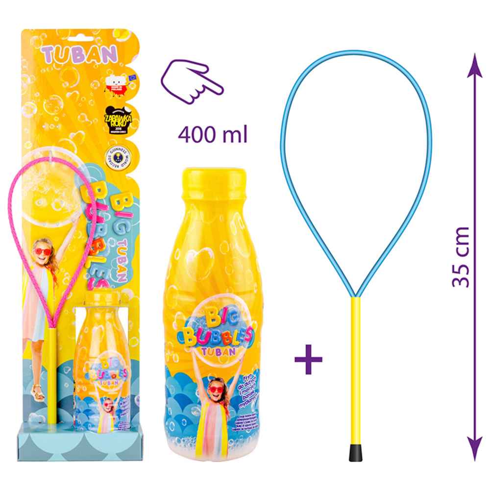 Tuban - Soap Bubble Ring & Liquid Set - 400 ml - 2 Pcs