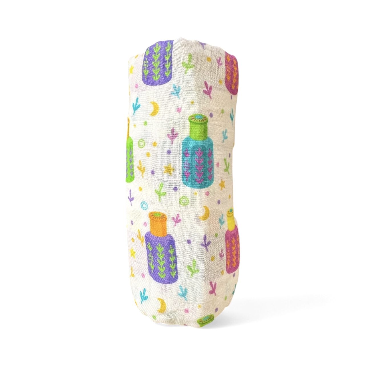 قماط أطفال مطبوع من بلادي - دهن العود - متعدد الألوان