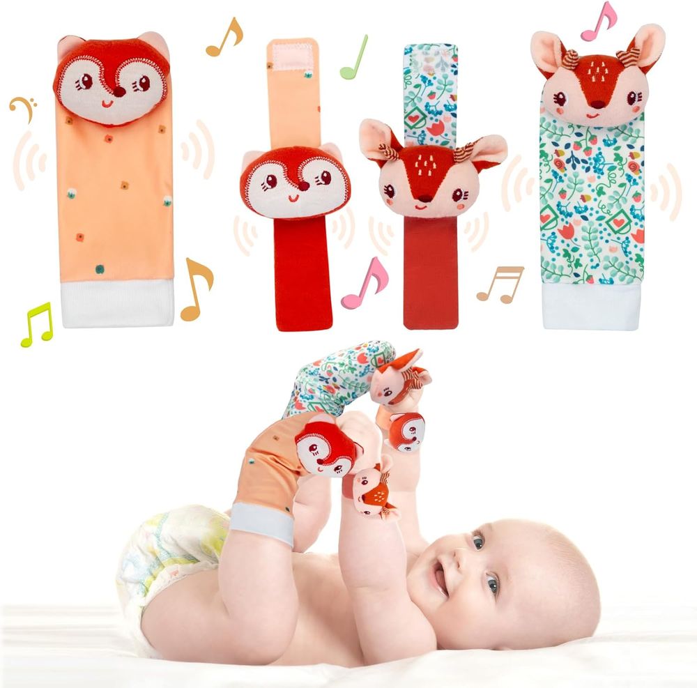 فاكتوري برايس - خشخيشات المعصم والقدمين - حيوانات - ك