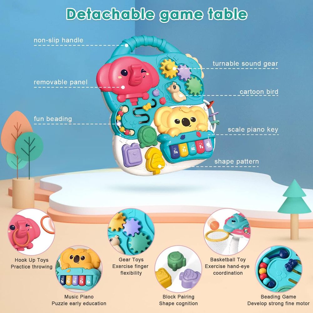 Factory Price - 3-In-1 Ella Multifunctional Baby Walker - Green