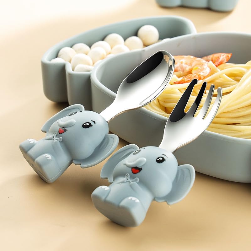Factory Price Elena Kids Silicone Tableware - Elephant