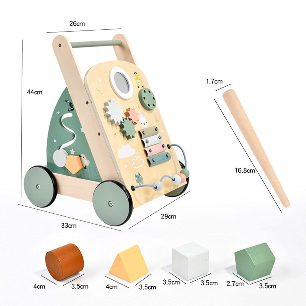 Factory Price - Wooden Activity Walker With Busy Board - A