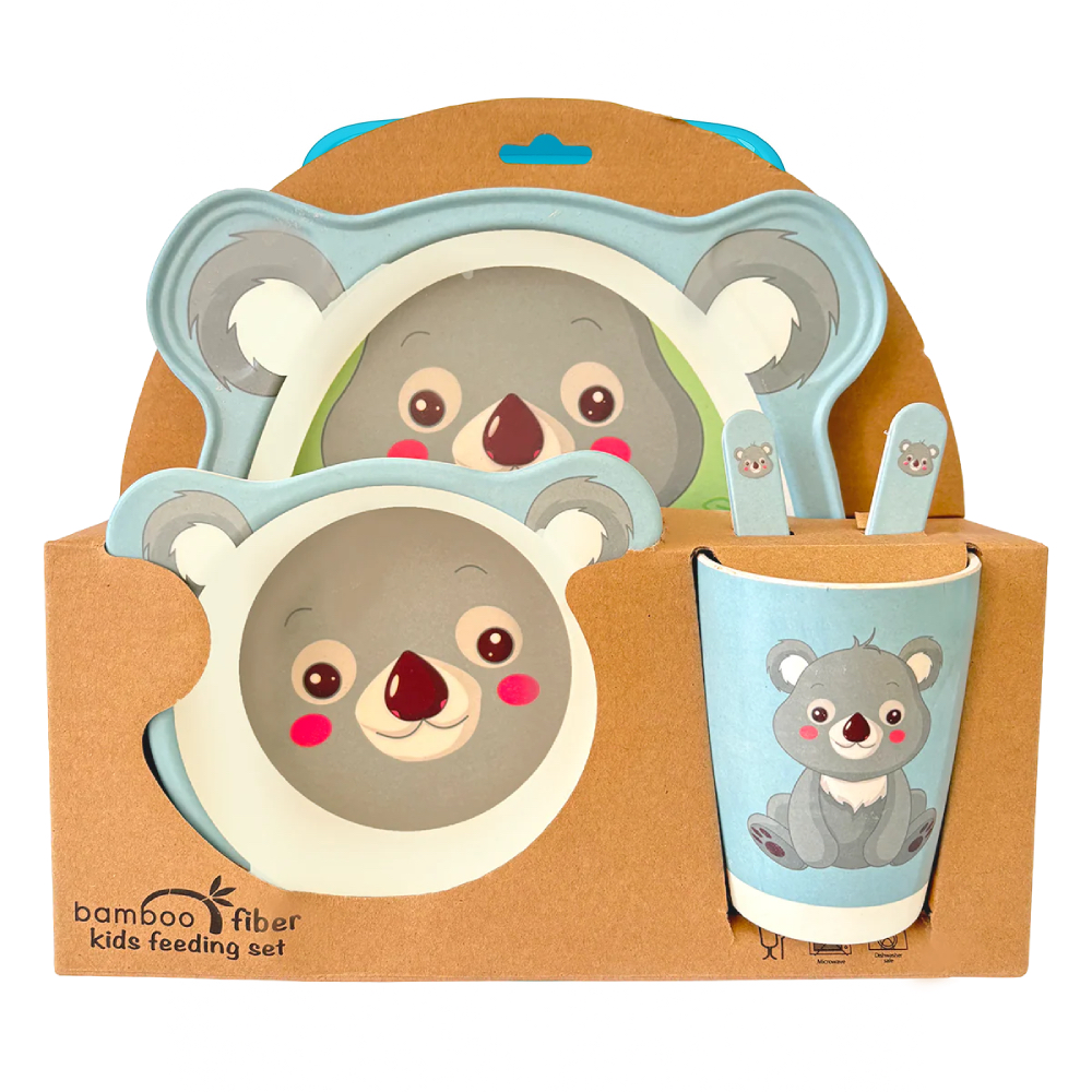 Factory Price Koala Bamboo Tableware Set - 5pcs