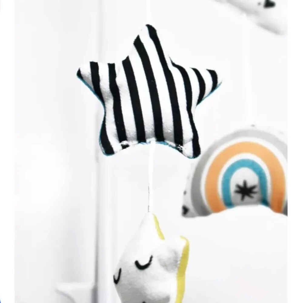 فاكتوري برايس - جرس سرير موسيقي للأطفال من ديلان - أقواس قزح