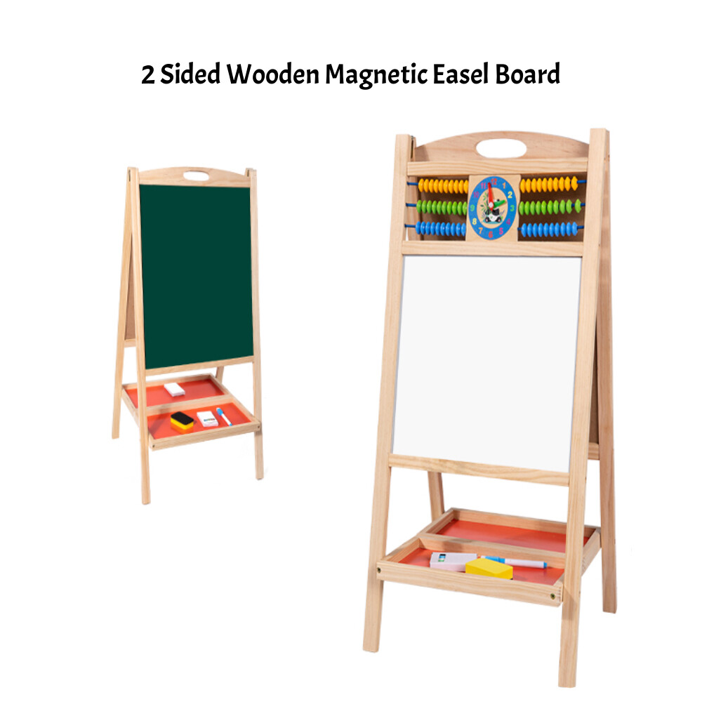 فاكتوري برايس - لوحة رسم مغناطيسية مزدوجة الجوانب مع ملحقات - متعددة الألوان - 43.7 × 41 × 86 سم