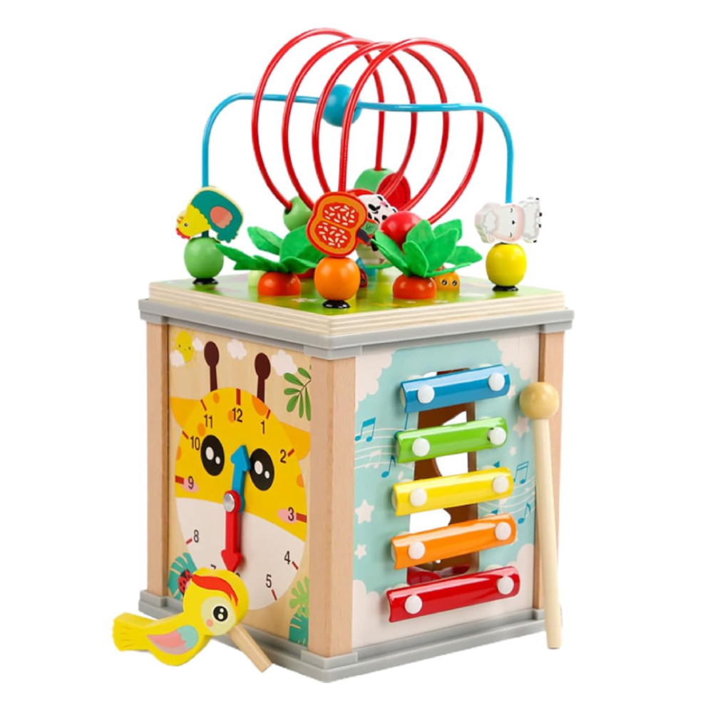 فاكتوري برايس - مكعب أنشطة متعدد الوظائف للأطفال 10 في 1 - جايس