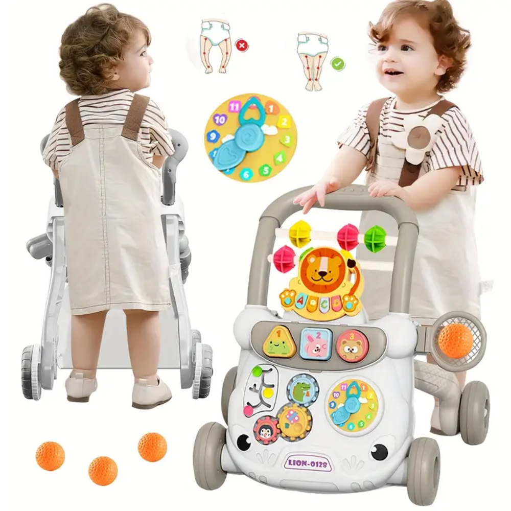Factory Price - Theo Activity Baby Walker - White