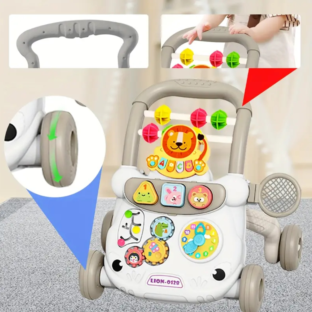 Factory Price - Theo Activity Baby Walker - White