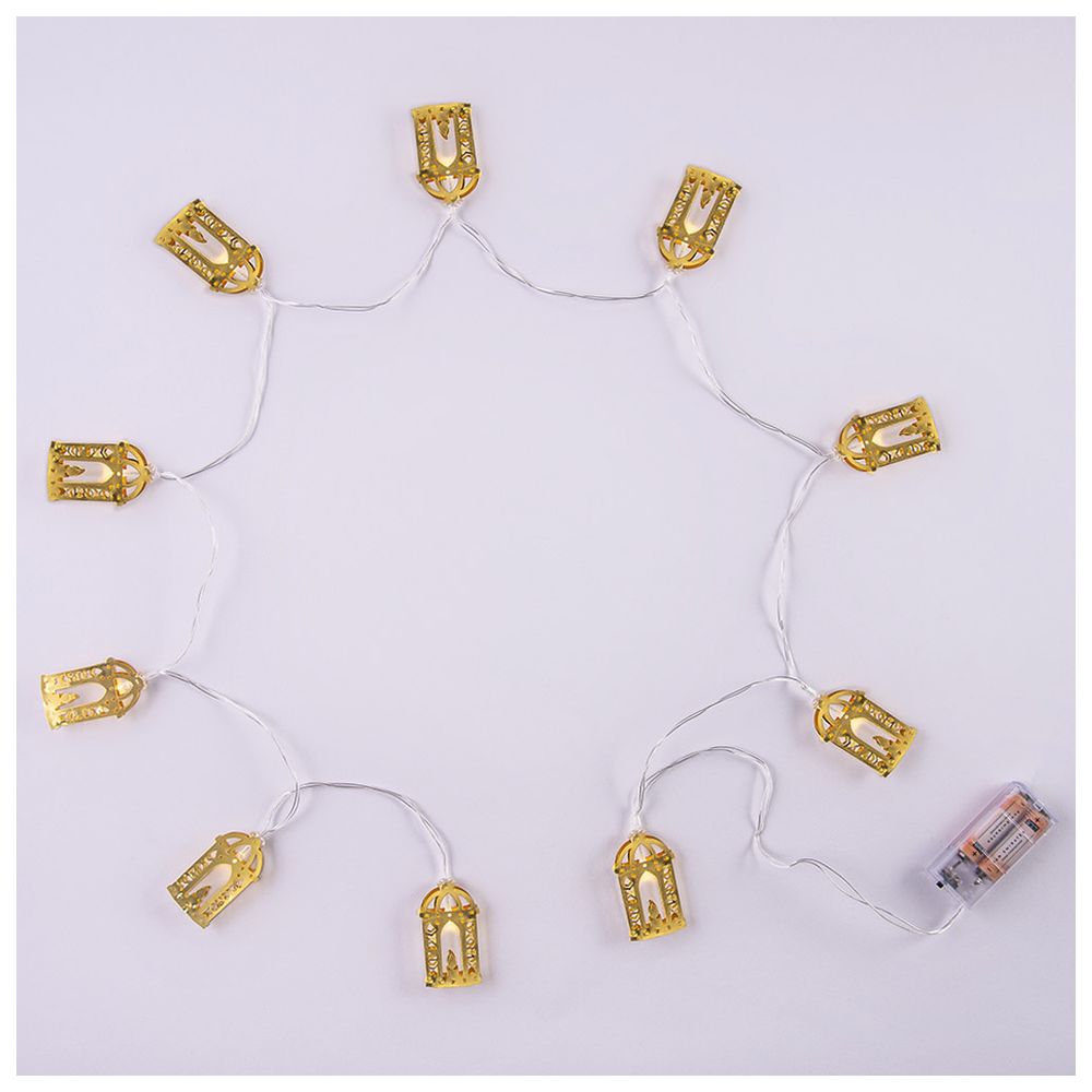 HilalFul - Ramadan Lantern Light String - Gold