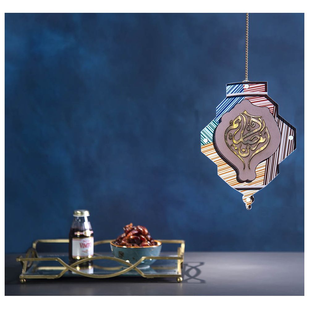 HilalFul - Wooden Hanging Decoration Light