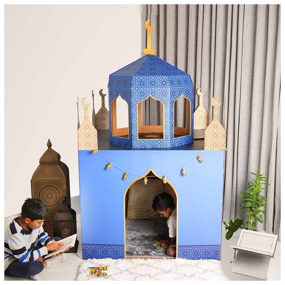 هلالفل - مسجد كرتوني من الورق المقوى