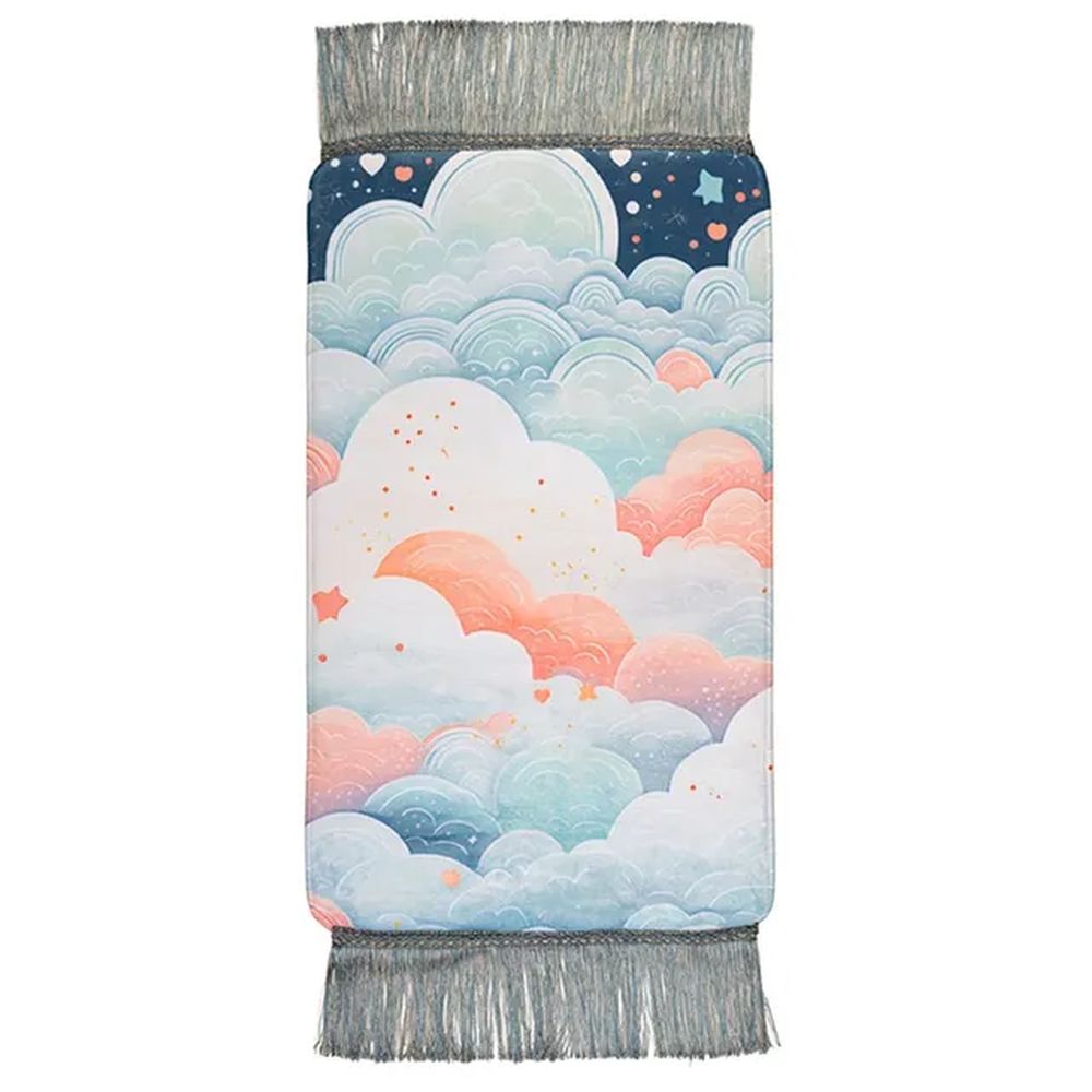 هلالفُل - سجادة صلاة فوم للأطفال - غيوم لانهائية - متعدد الألوان