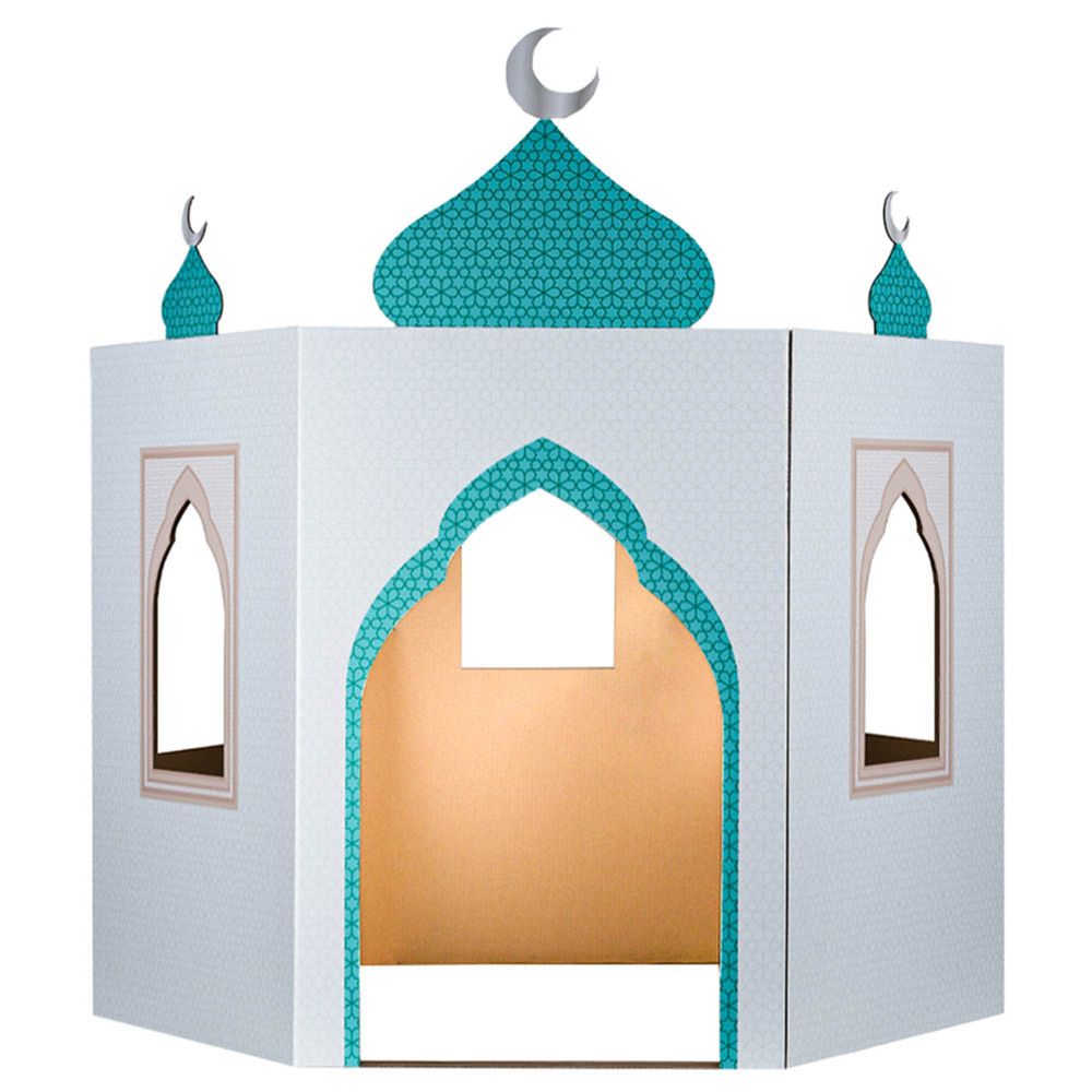 HilalFul - Themed Cardboard Playmosque - White/Blue