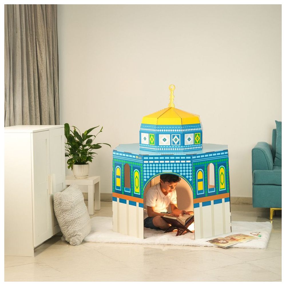 هلالفول - مسجد قبة الصخرة من الورق المقوى