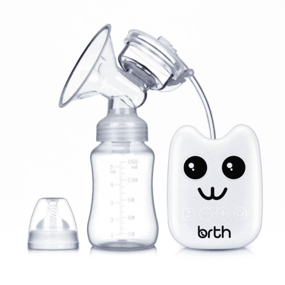 بيرث - شفاط حليب كهربائية مفرد - أبيض