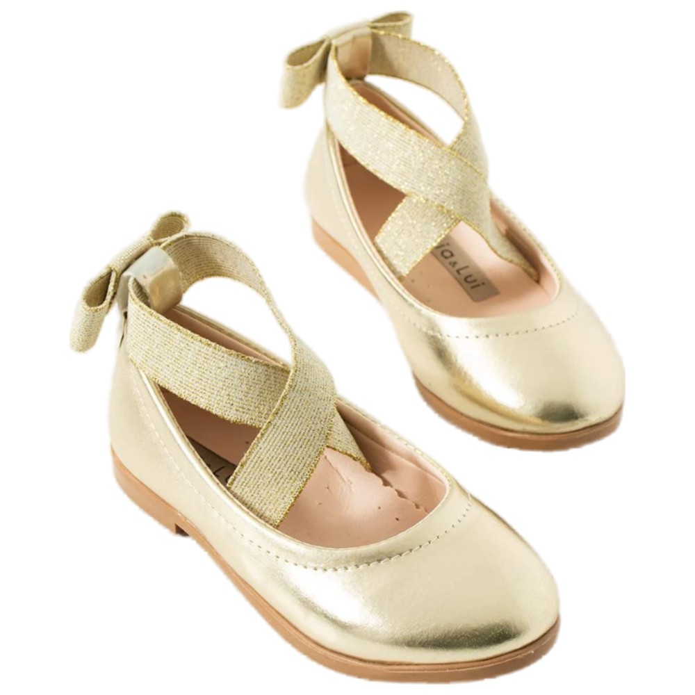 Via Bambino - Girl Shoes B-300 - Gold