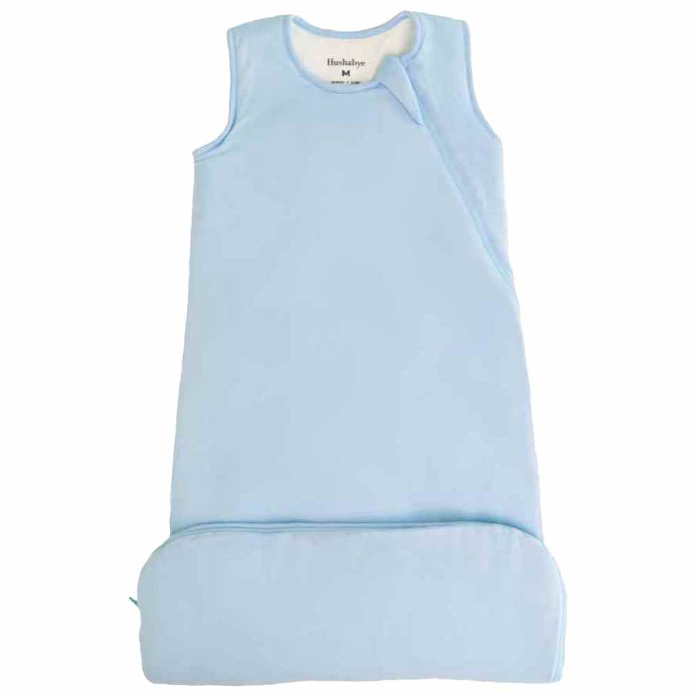 Hushabye - Organic Bamboo Baby Sleep Bag 1.0 TOG - Baby Blue