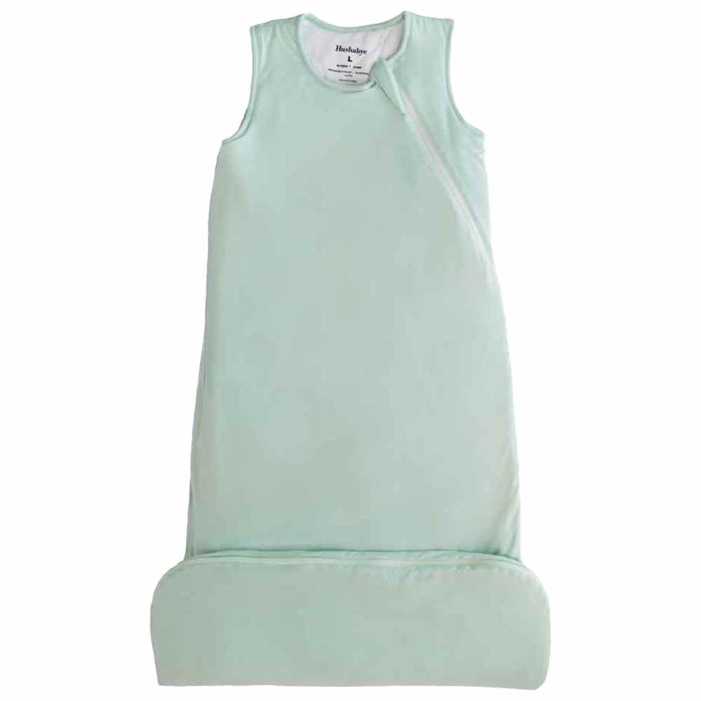 Hushabye - Organic Bamboo Baby Sleep Bag 1.0 TOG - Light Sage