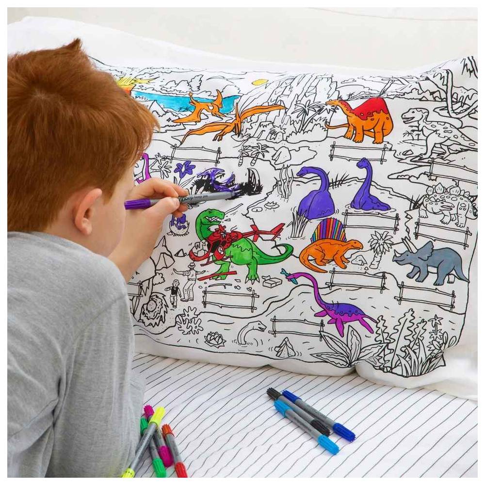 إيت سليب دودل - غطاء وسادة - ديناصور