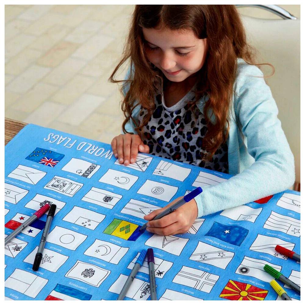 إيت سليب دودل - مفرش المائدة - علم العالم