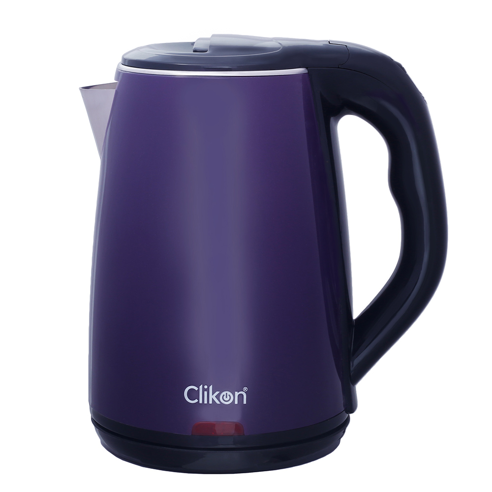 Clikon - Double Wall Electric Kettle - Purple - 1.8 L
