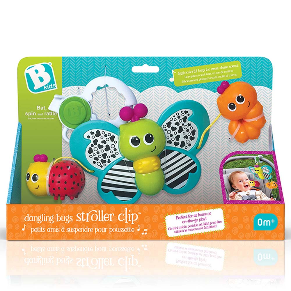 B Kids - Dingle-Dangle Bug Stroller Clip Toy