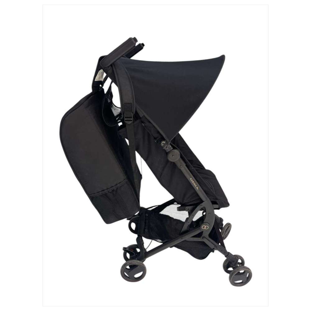 بورباي - عربية أطفال خفيفة ومضغوطة للسفر آير+ - رمادي