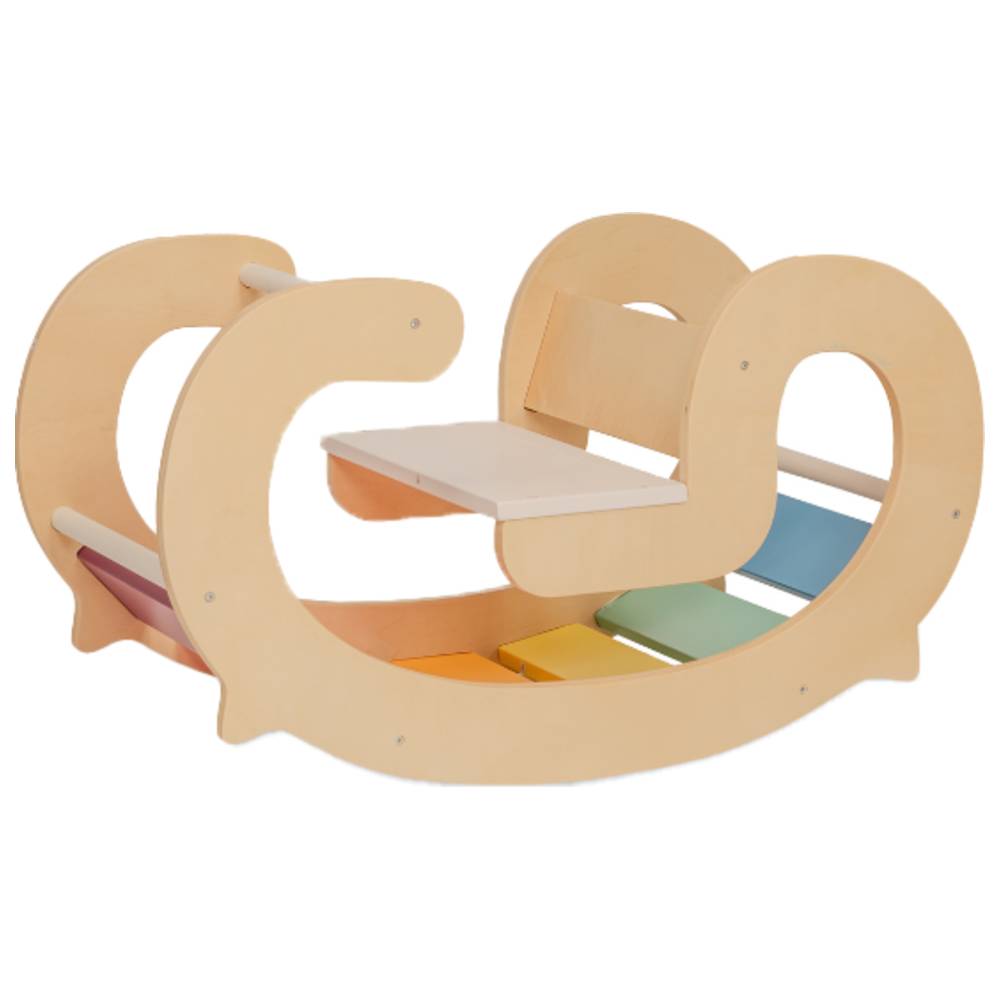 Miamamma - 2-In-1 Rainbow Climber & Rocking Horse