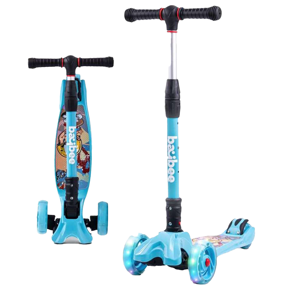 بايبي - سكوتر قابل للطي للأطفال - أزرق