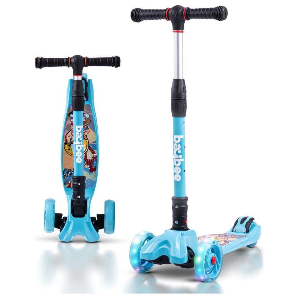 بايبي - سكوتر قابل للطي للأطفال - أزرق