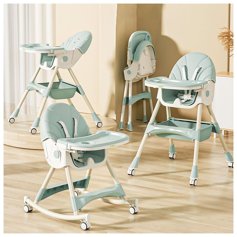 Baybee - 3-in-1 Iris Convertible Baby High Chair - Green